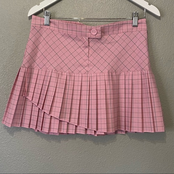agaci too Dresses & Skirts - Agaci too Y2K vintage pleaded window plaid micro skirt